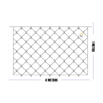 Luces Malla LED 480 Luces 4x1 M Luz Navidad Azul Cable Transparente LEDN480LAZ