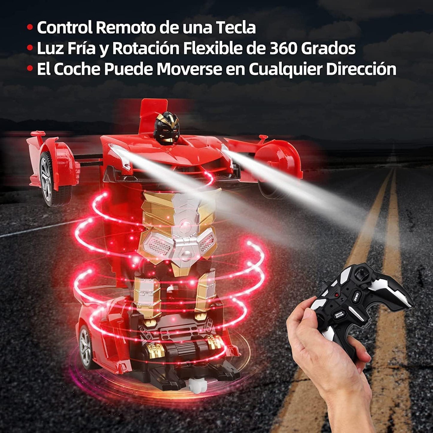 CARRO CONTROL REMOTO TRASFORMER