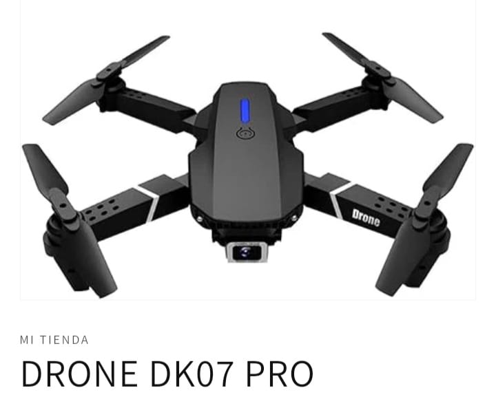 DRONE DK07 PRO 4K,HD 2 BATERIAS