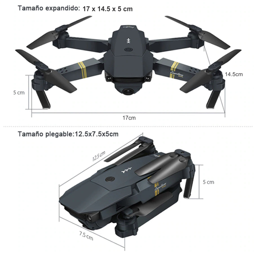 Drone Plegable Con Cámara Wifi 2.4g Fpv 998 PRO MAX