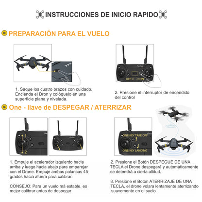 Drone Plegable Con Cámara Wifi 2.4g Fpv 998 PRO MAX