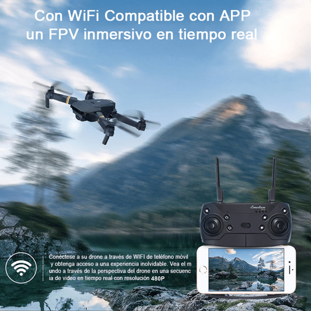 Drone Plegable Con Cámara Wifi 2.4g Fpv 998 PRO MAX