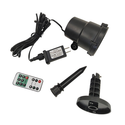 Proyector Luz LED Multipunto Exterior Interior + Control Remoto 1650V