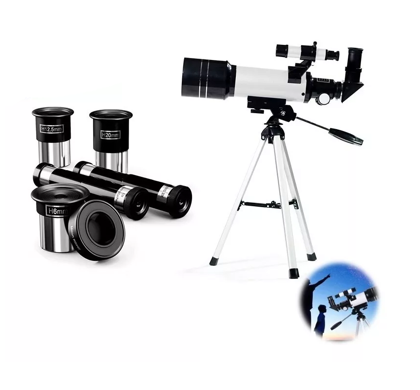 Telescopio Astronomico Monocular F30070m Con Soporte Celular