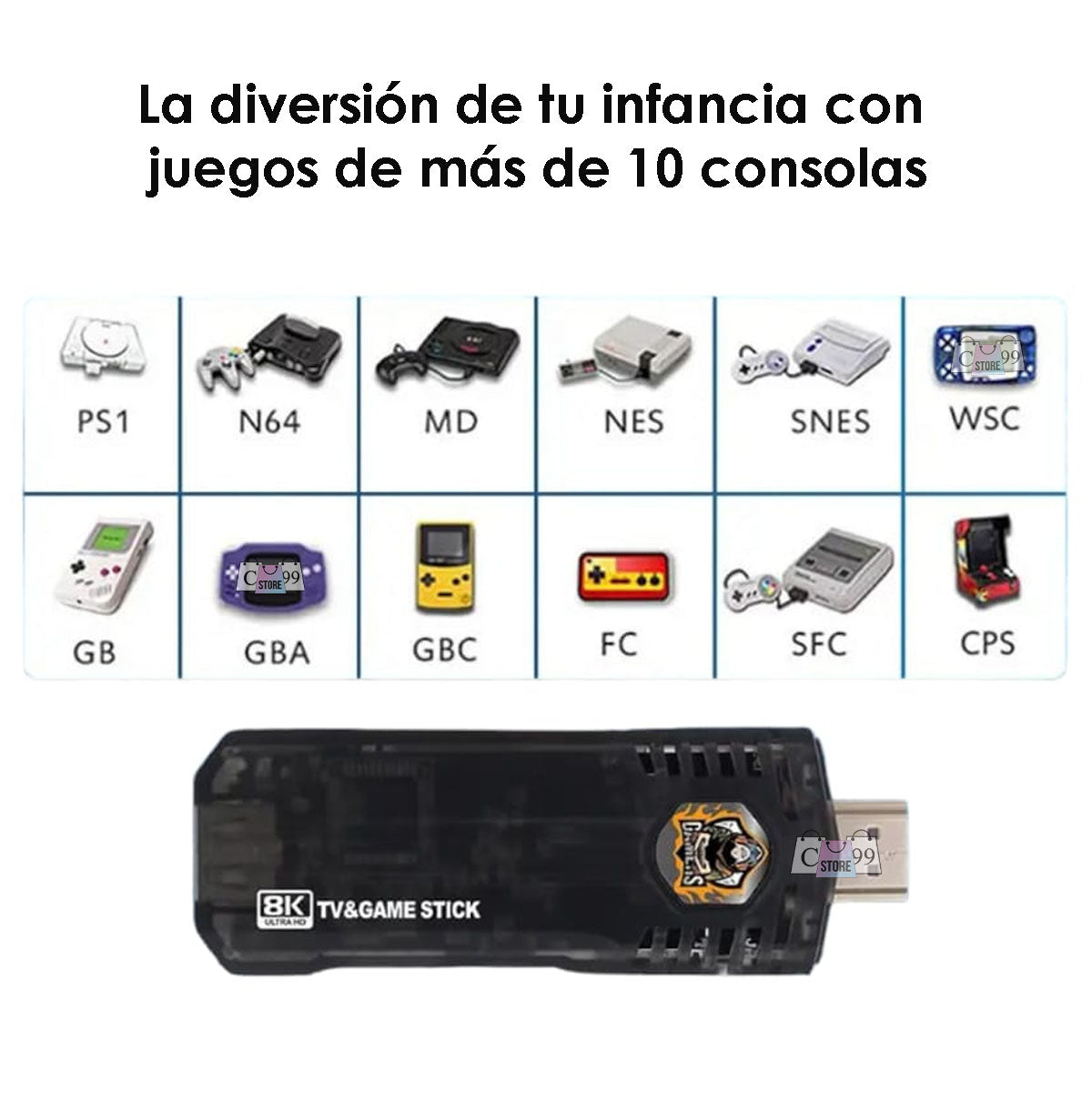 Tv Box y Consola De Video Juegos 2en1 Android Tv Box Retro Game